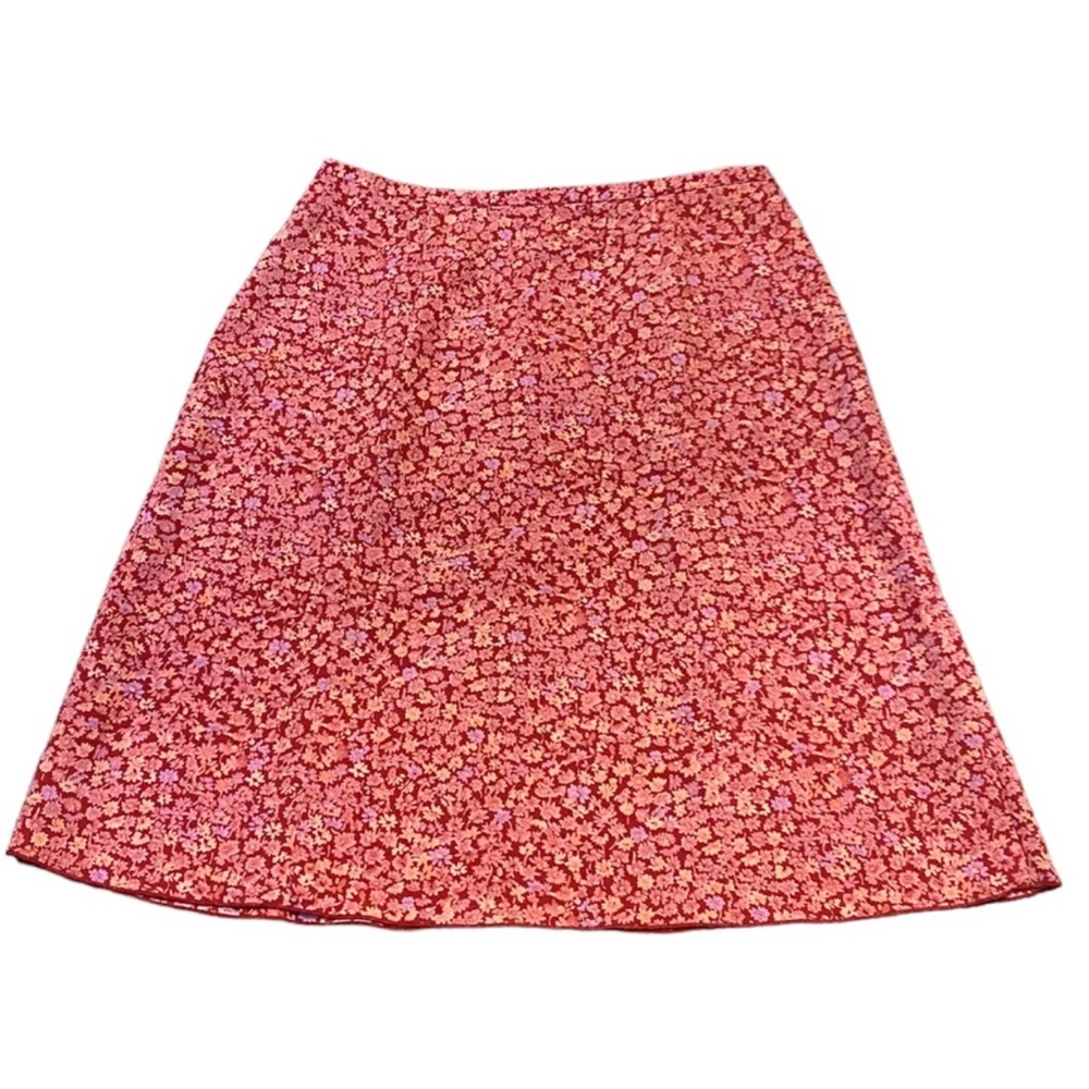 Norton McNaughton floral a-line skirt